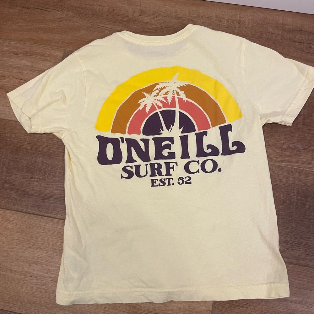 O'Neill Boys Fit Cream Short-Sleeve Surf Co. Graphic Tee